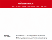 Tablet Screenshot of kirribillirunners.org